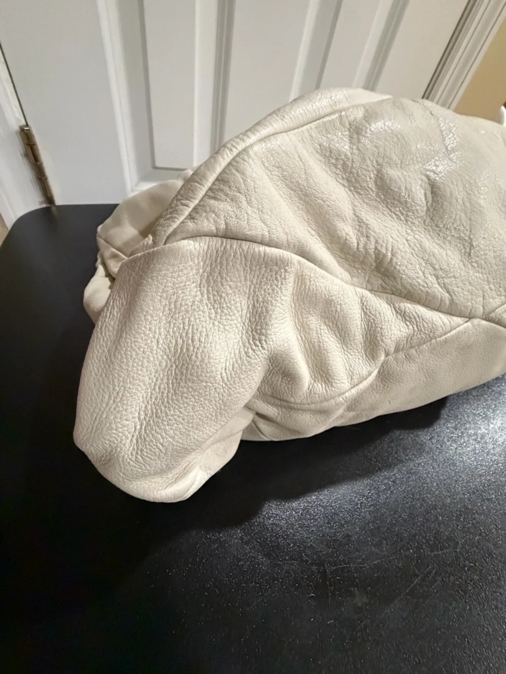 Kenneth Cole Soft Cream Hobo Shoulder Bag